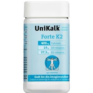UniKalk Forte K2, 140 stk (Udløb: 06/2025)